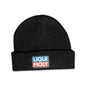 LIQUI MOLY Black Beanie with Rubber Logo Patch