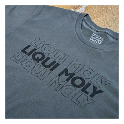 LIQUI MOLY Stacked Logo Power Tee – Charcoal